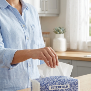White Interfold Tissue Hand Towels – Soft & Absorbent Paper Hand Towels