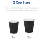 Ripple Double wall Paper Cups
