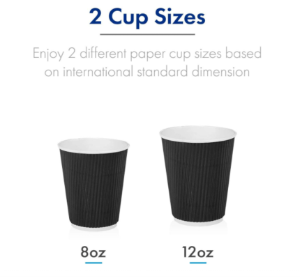 Ripple Double wall Paper Cups