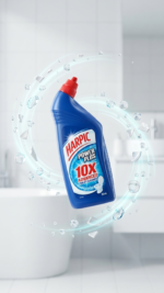 Harpic Power Plus Toilet Cleaner Original 500ml – Powerful Toilet Bowl Cleaner & Germ Remover