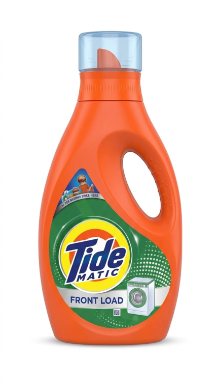 Tide Matic Front Load Liquid Laundry Detergent- 850mlx12